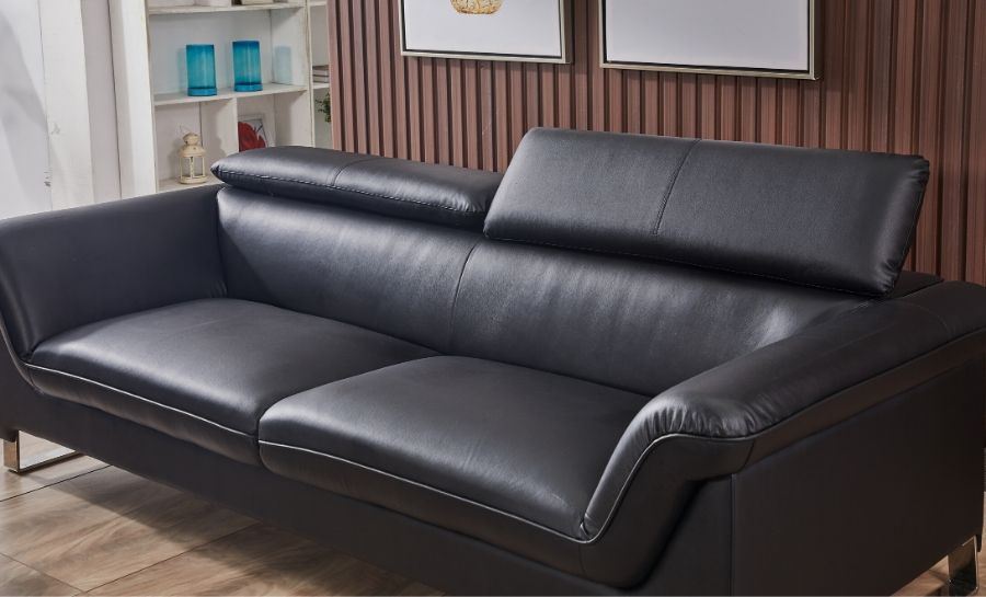 Floaty 3 Seater Leather Sofa, 3 Seater Leather Sofa Length