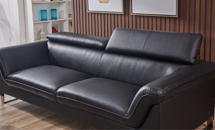 Floaty 3 Seater Leather Sofa