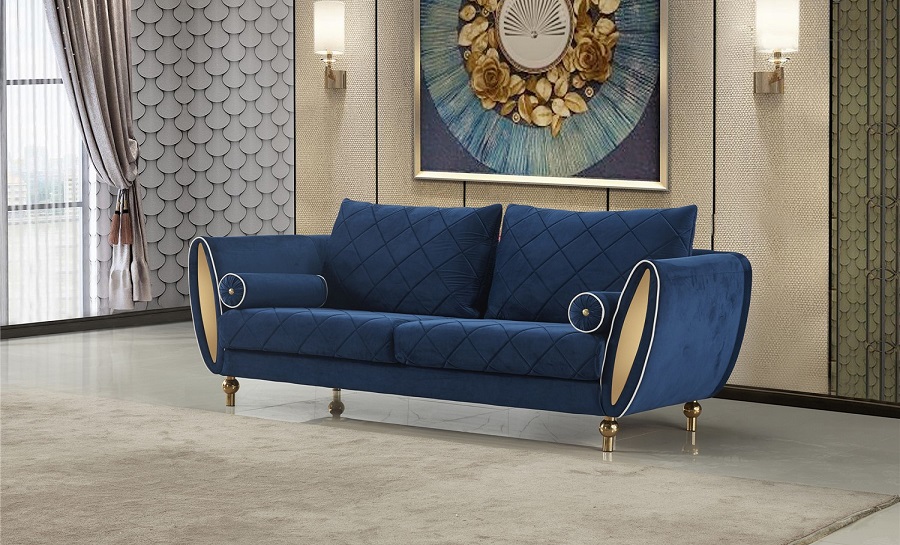 Jade 3 Seater Fabric Sofa