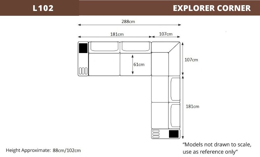 Explorer Corner Leather Sofa