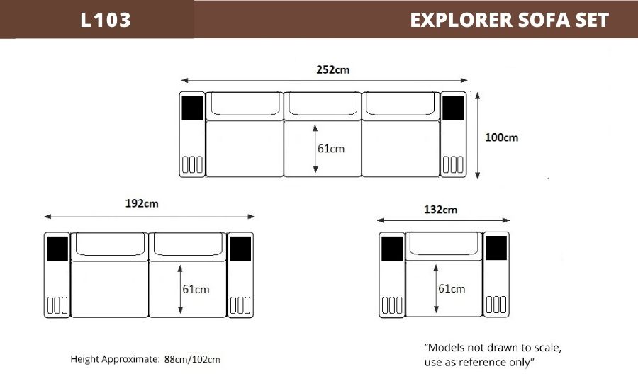 Explorer Leather Lounge Set 