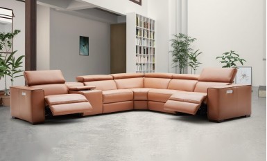 Athena Leather Corner Recliner Sofa