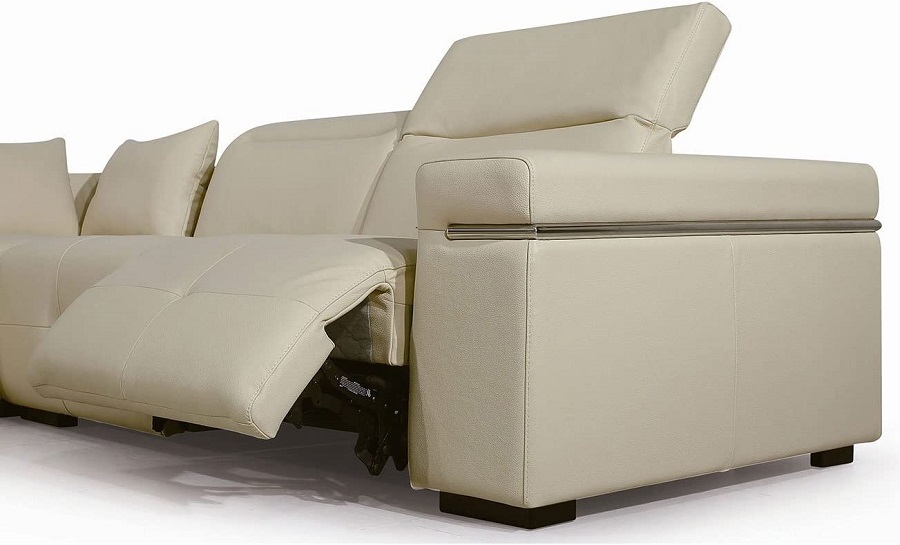 Clio Leather Modular Recliner Lounge 