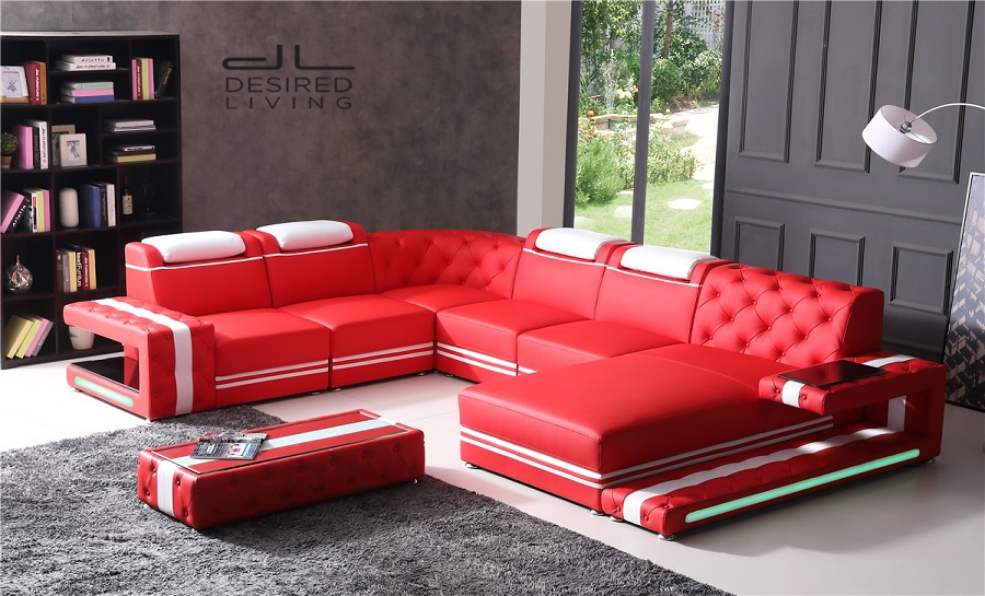 Espacio Modular Leather Lounge