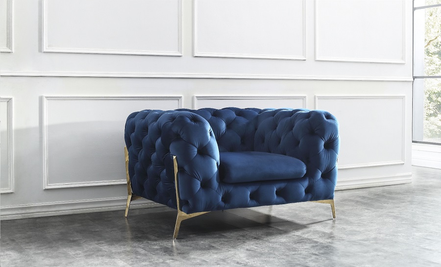 Flora Velvet Sofa Set