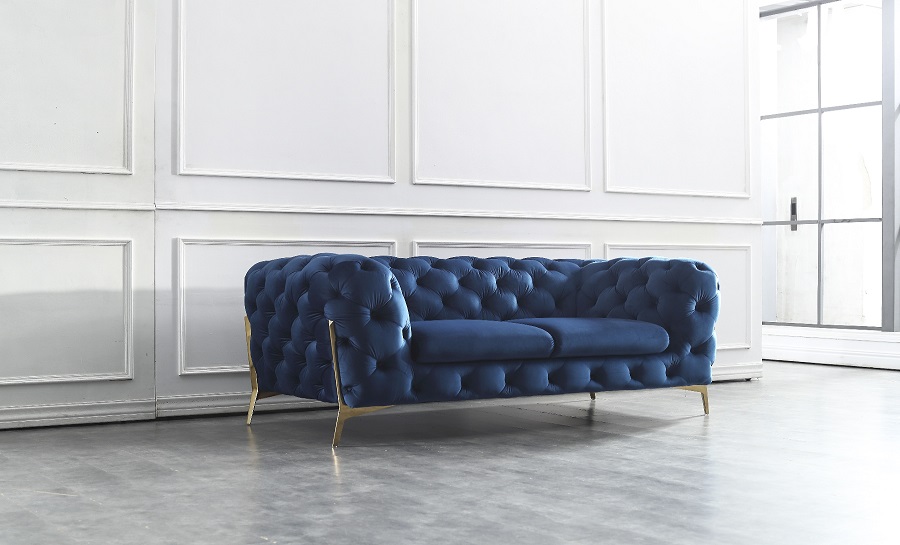 Flora 2 Seater Velvet Lounge