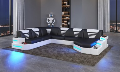 Andromeda Leather Modular Sofa 