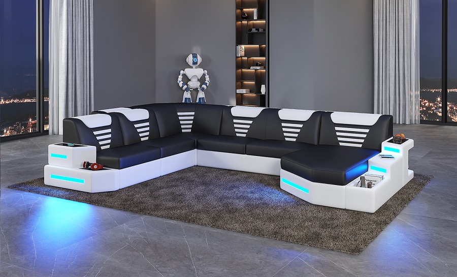 Andromeda Leather Modular Sofa 