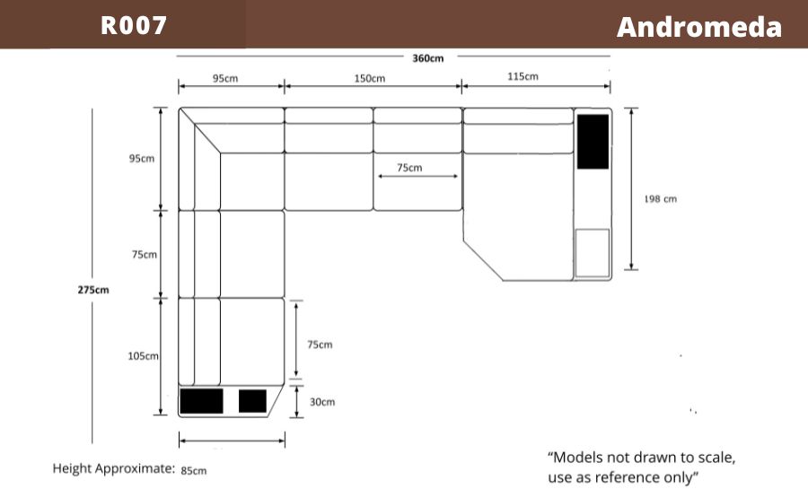 Andromeda Leather Modular Sofa 