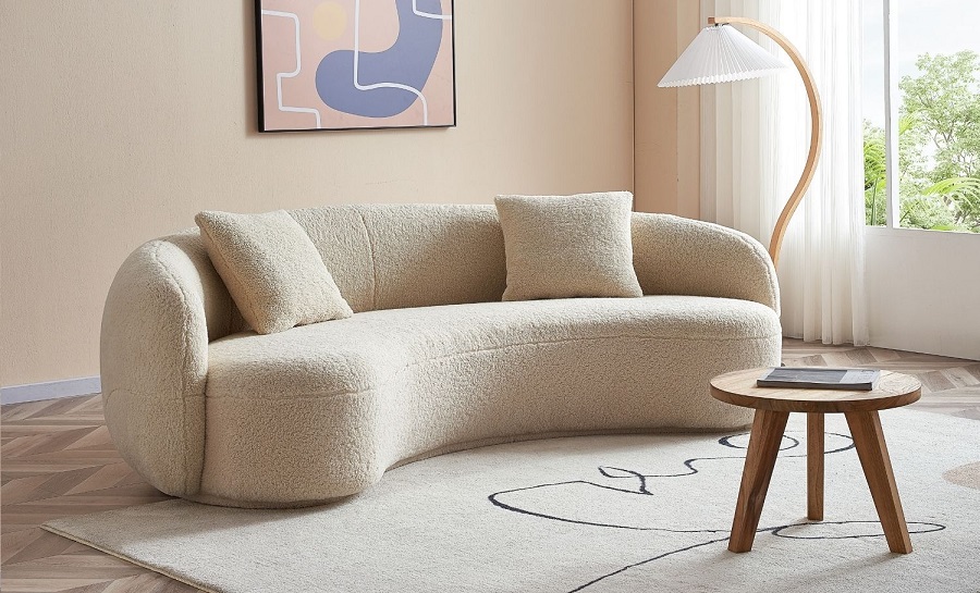 Luisa 3 Seater Fabric Sofa